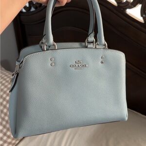 Coach Mini Lillie Carryall in Powder Blue